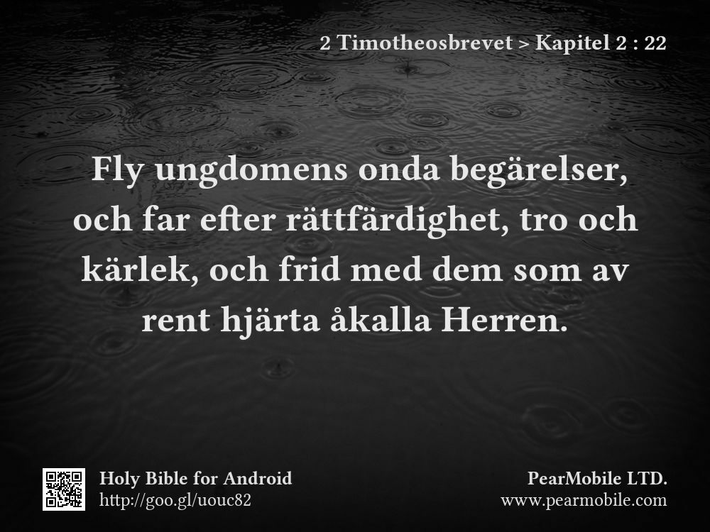 2 Timotheosbrevet, Kapitel 2:22